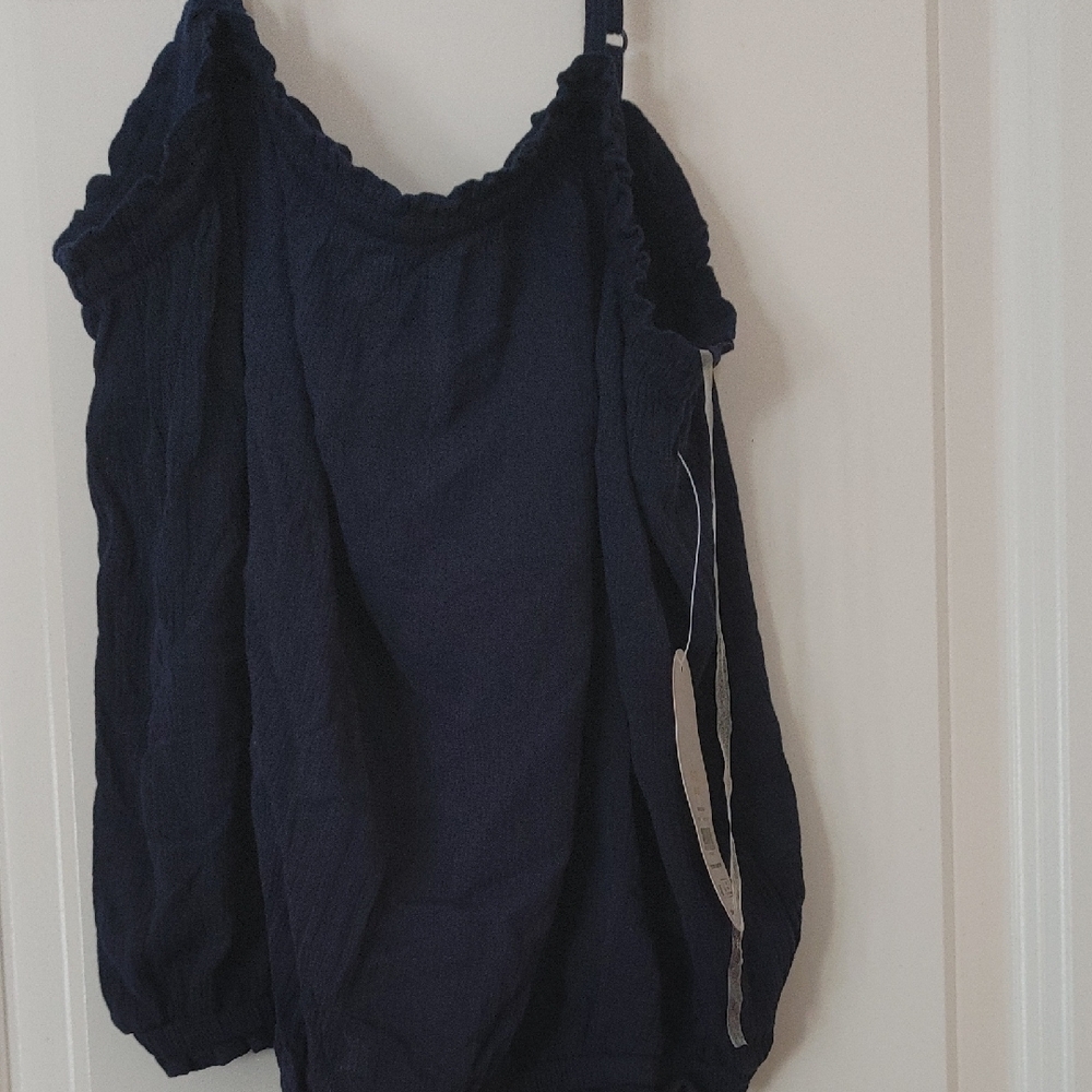 Navy Blue Women's Tank Top